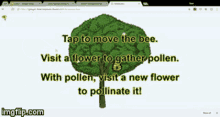 Bee Tap To Move The Bee GIF - Bee Tap To Move The Bee Get Pollen GIFs