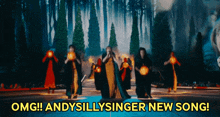 Omg Andysillysinger GIF - Omg Andysillysinger New Song GIFs