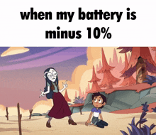 Toh Low Battery GIF - Toh Low Battery Owl House GIFs