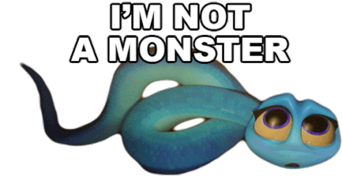 Im Not A Monster Maddie Sticker - Im Not A Monster Maddie Back To The Outback Stickers