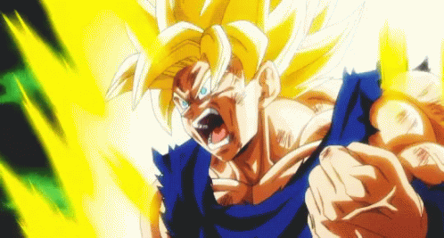 Goku Rage GIF – Goku Rage Super Saiyan – discover and share GIFs