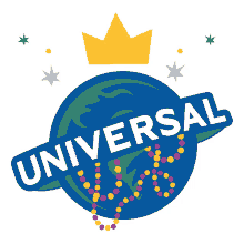 crown globe universal mardi gras beads