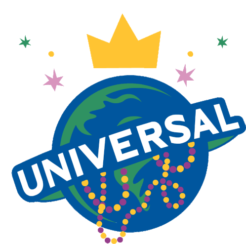 Crown Globe Sticker - Crown Globe Universal Stickers