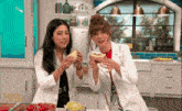 Women-eating Eating-a-sandwich GIF