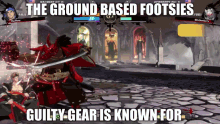 Gr The Ground Based Footsies Guilty Gear Is Known For GIF - Gr The Ground Based Footsies Guilty Gear Is Known For Guilty Gear GIFs