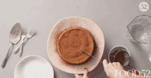 Slicing Cake Food52 GIF - Slicing Cake Food52 Peanut Butter Cheesecake GIFs