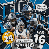 Carolina Panthers (16) Vs. Pittsburgh Steelers (24) Fourth Quarter GIF - Nfl National Football League Football League GIFs