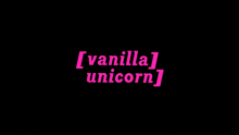 a picture of a unicorn with the words vanilla unicorn on it