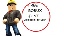 Free Robux Click Open Browser GIF