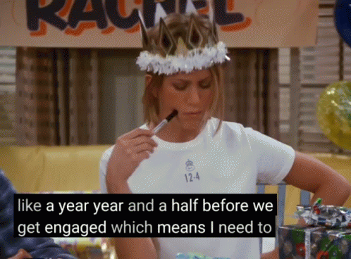 Friends - 30th Birthday Rachel and plan on Make a GIF