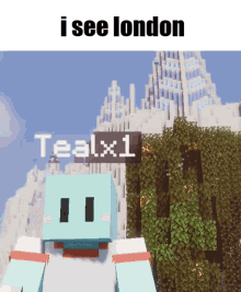 teal minecraft teal underpants i see london i see france