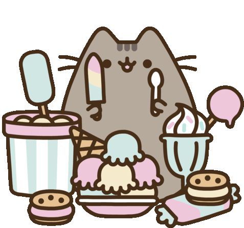 Pusheen Sweets Sticker - Pusheen Sweets Hungry Stickers