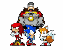 sonic the hedgehog sonic knuckles tails