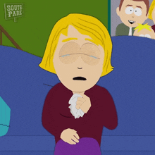 Crying Linda Stotch GIF - Crying Linda Stotch South Park Dikinbaus Hot Dogs GIFs