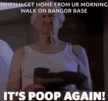 Old Man Its Poop Again GIF - Old Man Its Poop Again Treadmill GIFs