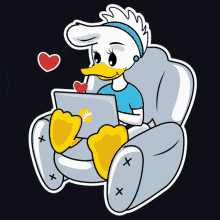 Andersen Duck GIF - Andersen Duck Love GIFs