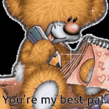 Thank You Youre My Best Pal GIF - Thank You Youre My Best Pal Bear GIFs