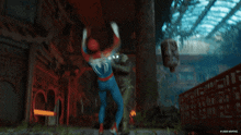 Takedown Flip Peter Parker GIF - Takedown Flip Peter Parker Spider-man GIFs