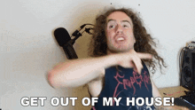 Get Out Of My House Bradley Hall GIF - Get Out Of My House Bradley Hall Leave My House GIFs