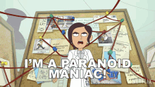 Im A Paranoid Maniac Reagan Ridley GIF - Im A Paranoid Maniac Reagan Ridley Inside Job GIFs