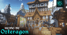 a screenshot of a minecraft game called ' rejno de ozteragon '