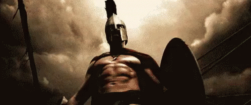 Cleaning Off The Shield - 300 GIF – 300 Leonidas Spartan – discover and ...