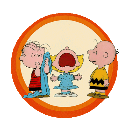 Another Holiday To Worry About Charlie Brown Sticker - Another Holiday To Worry About Charlie Brown Sally Brown Stickers