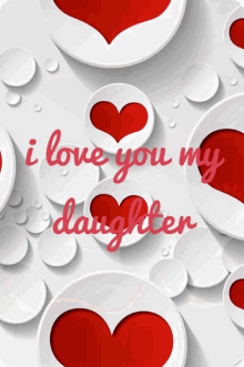 Iloveyou Daughter GIF - Iloveyou Daughter Hearts GIFs