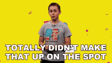 Totally Didnt Make That Up On The Spot James GIF - Totally Didnt Make That Up On The Spot James Jhb GIFs