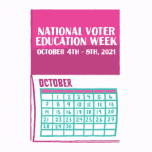 national voter education week oct4 oct8 voteready voter ready