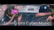 Cyber Frogs Music Cyber Frog Cyber Music GIF - Cyber Frogs Music Cyber Frog Cyber Music Tuning Into Cyber Music GIFs