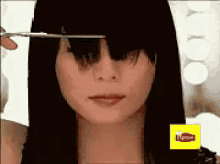 前髪を切る 柴咲コウ Kou Shibasaki アイドル 歌手 GIF - Shibasaki Kou Bangs Fringe GIFs