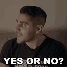 Yes Or No Rudy Ayoub GIF - Yes Or No Rudy Ayoub Whether Or Not GIFs