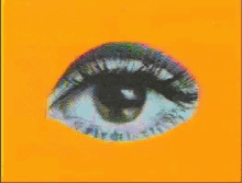a painting of a butterfly with an eye in the middle of it