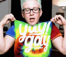 Tyler Oakley Yay Gay GIF - Tyler Oakley Yay Gay Lgbt GIFs