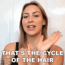 Thats The Cycle Of The Hair Tracy Kiss GIF - Thats The Cycle Of The Hair Tracy Kiss Hair Cycle GIFs
