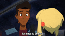 It'S Good To Be Here Supergirl GIF