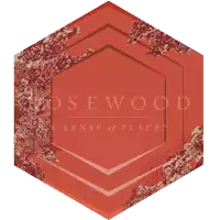a red hexagon with chinese characters in it