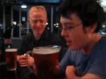 Salute Beer GIF - Salute Beer Bottoms Up GIFs