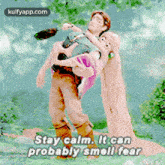 Stay Calm. It Canprobably Smell Fear.Gif GIF - Stay Calm. It Canprobably Smell Fear Person Human GIFs
