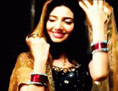 Blushing Bride GIF - Pallu Jhatkana हंसी GIFs