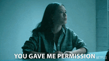 You Gave Me Permission Alexis GIF - You Gave Me Permission Alexis The Brothers Sun GIFs