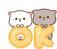 Mochi Cat Sticker - Mochi Cat Ok Stickers