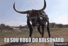 Robodobolsonaro Gado Robo Robot GIF - Robodobolsonaro Gado Robo Robot Walk GIFs