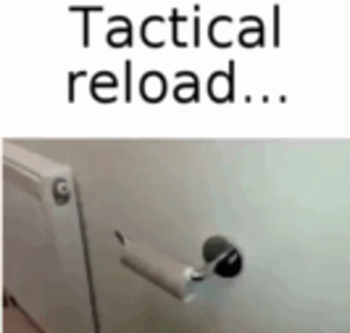 Tactical Reload Toilet Paper GIF - Tactical Reload Toilet Paper GIFs