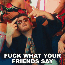 Fuck What Your Friends Say Bazzi GIF - Fuck What Your Friends Say Bazzi I Like That Song GIFs