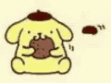 Pom Pom Purin GIF - Pompompurin Eating A Cooking Cute GIFs