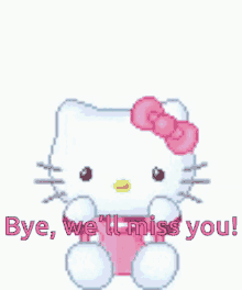 Bye Hk GIF - Bye Hk Hello Kitty GIFs