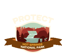 Protect More Parks Protect Hot Springs National Park Sticker - Protect More Parks Protect Hot Springs National Park Camping Stickers