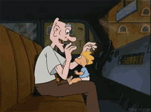 Grandpa Plays With Arnold GIF - Hey Arnold Grand Pa GIFs